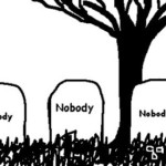 Des tombes anonymes comme illustration des crises existentielles